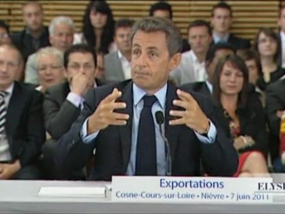 Table ronde avec N. Sarkozy dans la Nièvre