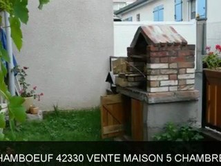CHAMBOEUF 42330 VENTE MAISON 5 CHAMBRES