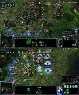 [SC2] GeForceFX Vs Anomaly : Views of 2 players Starcraft II :