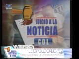 LEOPOLDO LOPEZ VIA TELEFONICA EN JUICIO A LA NOTICIA VERSION COL