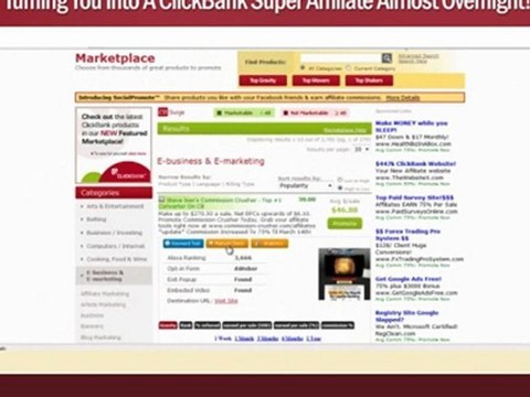 CBSurge - Clickbank Analytics and Affiliate Marketing Software | Promote Affiliate Product +FREE