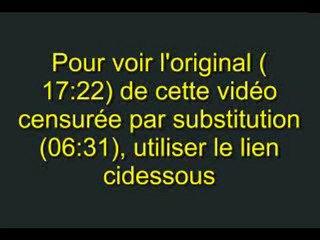 Dailycensure par substitution de vidéos DSK