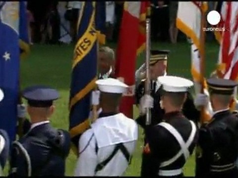 Tapis rouge pour Angela Merkel aux Etats Unis