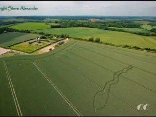 Crop Circles avec message codé - Wilton Windmill, 1 Juin 2011