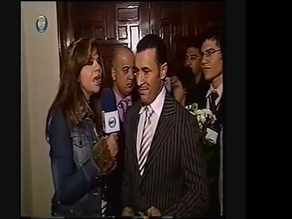 تكريم ولقاء القيصر كاظم الساهر في جامعه الدول العربية