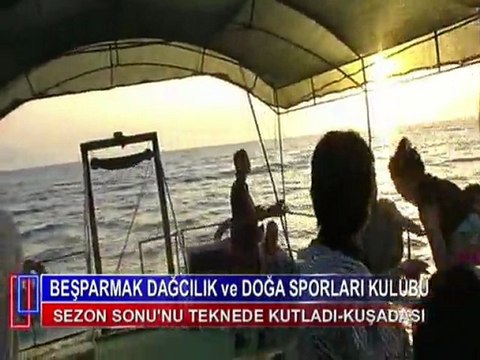 SEZON SONU KAPANIŞ TEKNE TURU BEŞPARMAK DAĞCILIK KULÜBÜ KUŞADASI