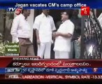 Jagan vacates CM's camp office