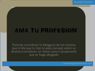 Decalogo del Buen Abogado