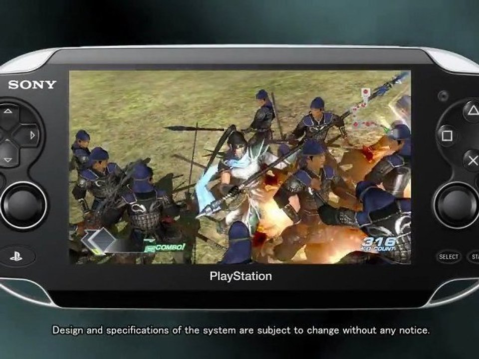 DYNASTY WARRIORS - E3 2011 GAMEPLAY 2 - PS VITA