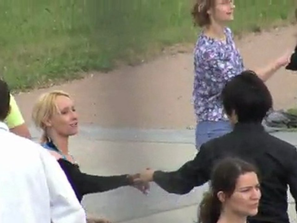 West Coast Swing Flashmob Strasbourg Garten der 2 Ufer