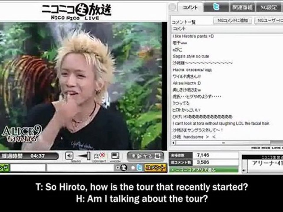 Alice Nine - Talk about their tour 2011 - English sub