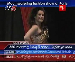 Mouthwatering fashion show at Paris