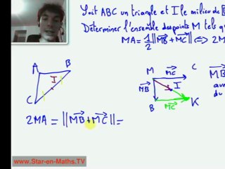 1ère S Ensemble de points et parallélogramme