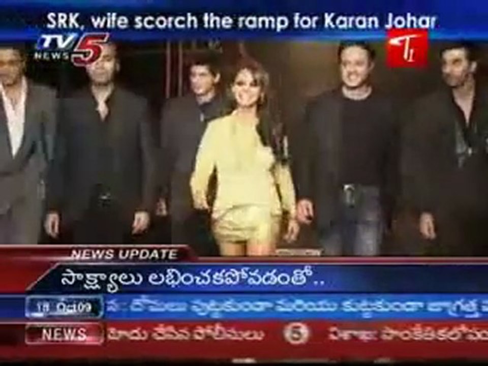 SRK, Wife Scratch the ramp for Karan johar