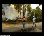 Un fotógrafo documenta los incendios estivales