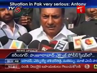Situation in Pak Very Serious; Antony