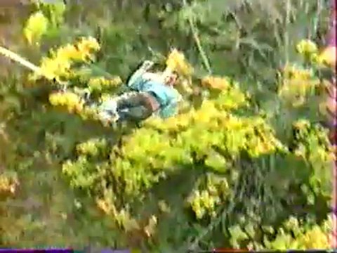 Saut à l'élastique BUNGY 45 m NOUVELLE ZELANDE (Mars 1993)