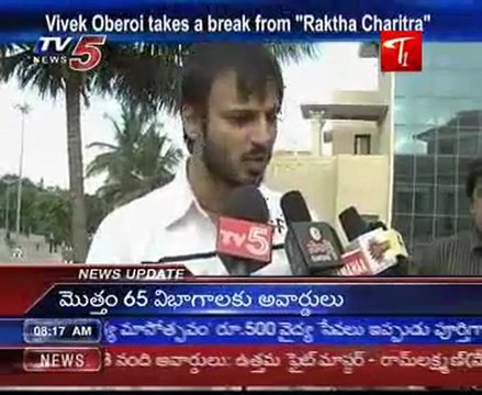 Vivek Oberoi takes a break from Raktha Charitra