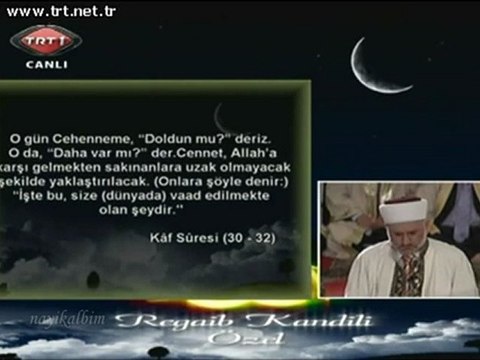 Osman Şahin Yunus Kaf süresi Regaip kandili Selimiye 2011