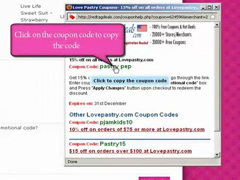 Love Pastry Discount Coupons - Redtagdeals
