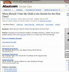 Gahanna Dentist- When to Make Child's First Dentist Trip