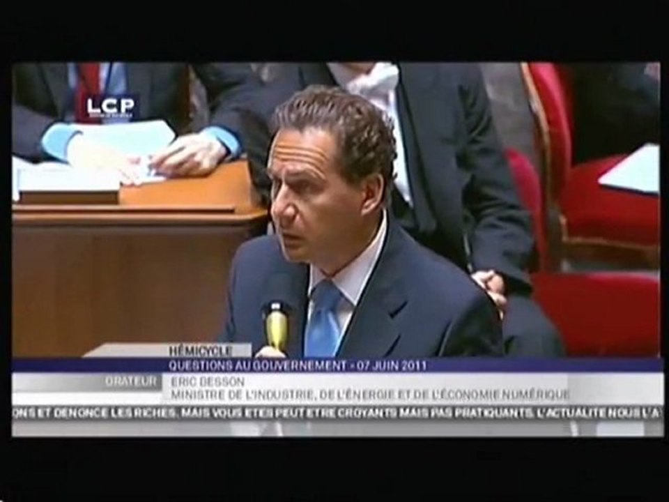 Réponse au député UMP Philippe BOËNNEC : Gel du prix du gaz