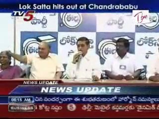 Lok Satta hits out at Chandrababu