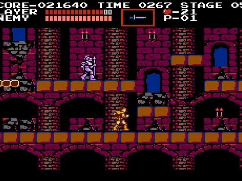 Walkthrough Castlevania 2) Niveau 2