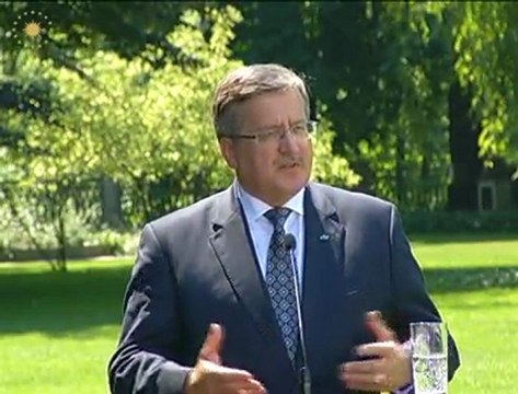 Cumhurbaşkanı Gül ve Polonya Cumhurbaşkanı Bronislav Komorowski'nin ortak basın toplantısı