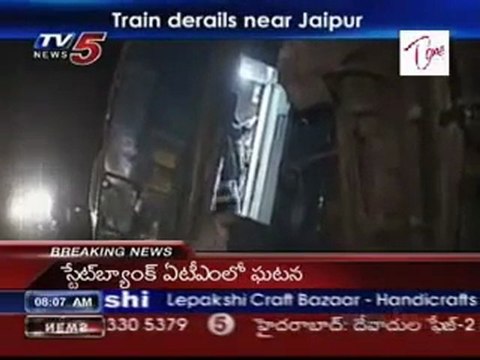 Train derailed near jaipur, 6 persons killed