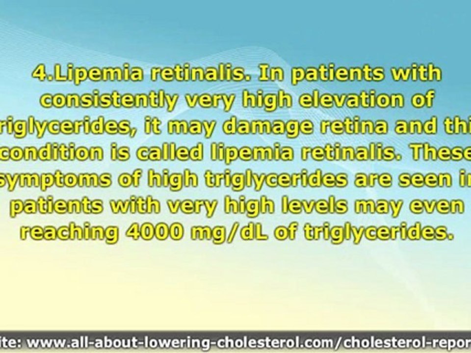 High Triglyceride Symptoms : Know What To Watch Out For