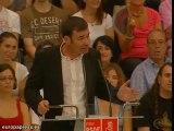 Tomás Gómez traslada su apoyo a Zapatero