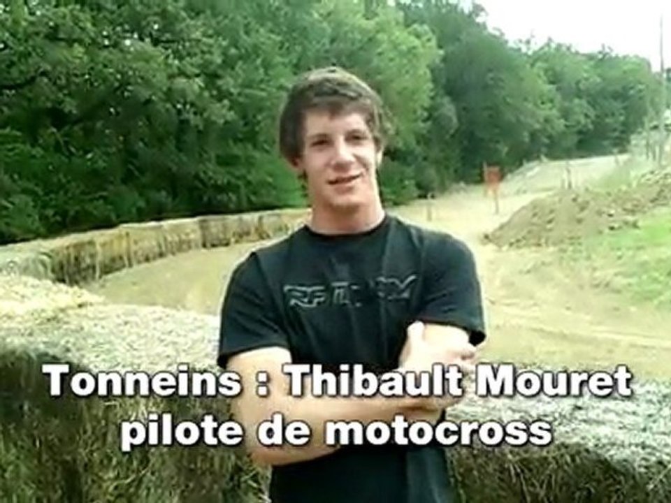 Tonneins : Thibault Mouret, champion de motocross