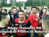 Rugby : Tonneins XIII champion de France