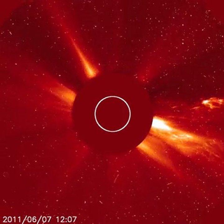 Tempête solaire du 7 juin 2011
