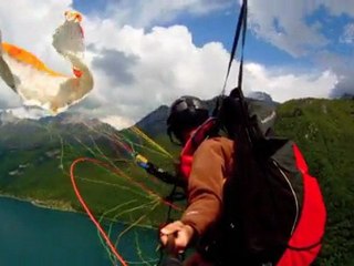 K2 parapente / Fonctionnement du parachute de secours.