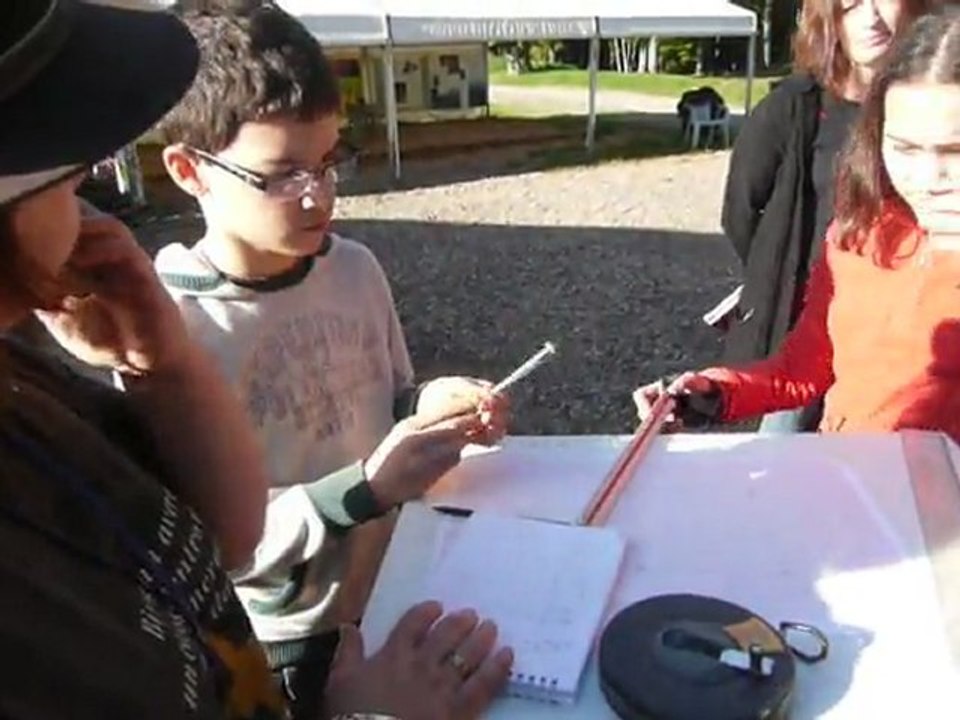 Bibracte 2010, travail de topographie