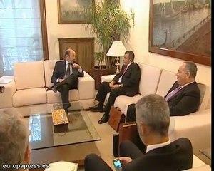 Rubalcaba se reúne con el ministro palestino