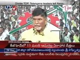 Divide TDP Telangana Leaders Tell Naidu