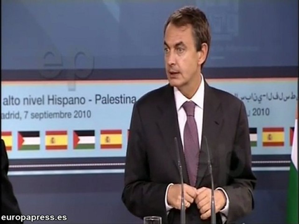 Zapatero recibe a primer ministro de Palestina