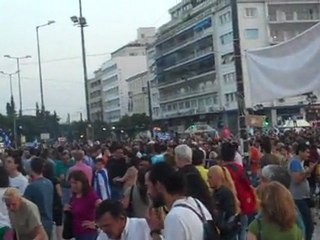 Σύνταγμα διαμαρτυρία 15η μέρα