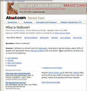 Gahanna Dentist- What is Halitosis?