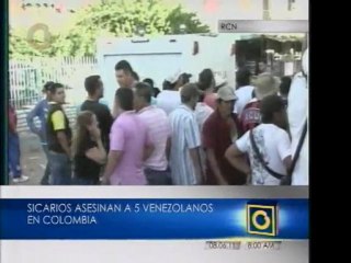 Compatriotas muertos en Colombia