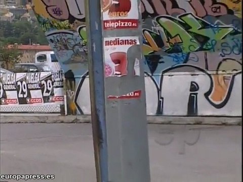 Carteles de la Huelga General en Bilbao