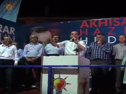 Ak PArti Manisa Milletvekili Adayı Uğur Aydemir Seyitahmet Mahallesi Mitingi