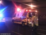 Seis heridos graves por accidente en Madrid