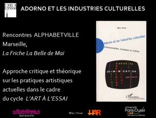 Adorno et les industries culturelles