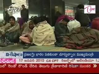 Due to Heavy fog and snow , Rajadhani delhi Suffering  all the ways