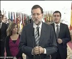 Rajoy reitera que apoyará al Gobierno