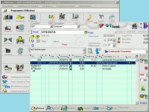 Documents: Créer n°documents - Optimizze - ERP - V12
